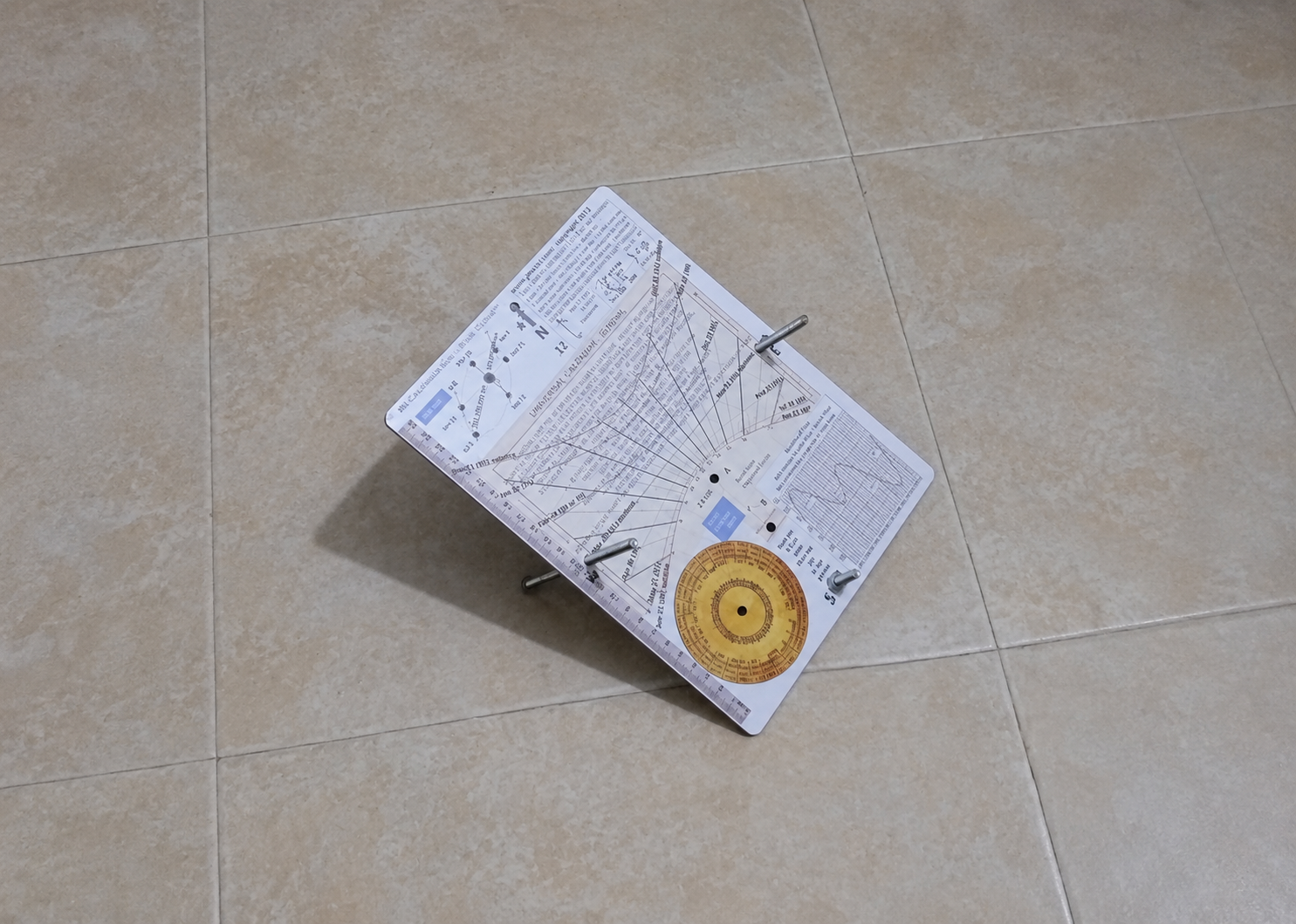 Emergency Survival Re-Calendar Sun Star Clock Educational